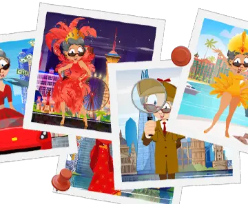 Glammas Adventure Postcards