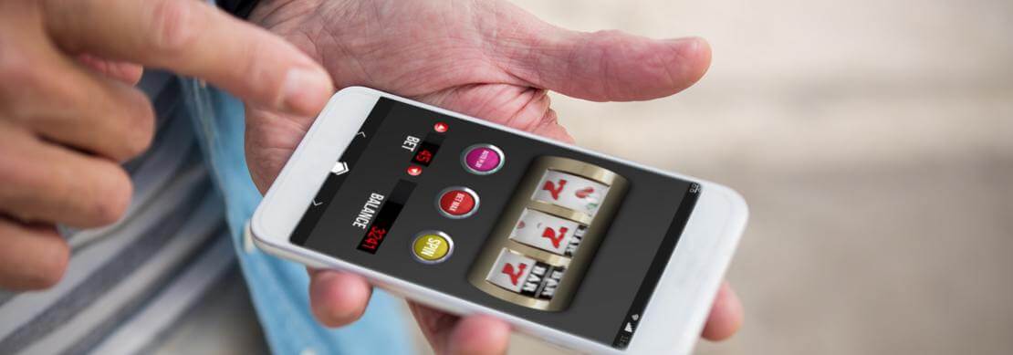 casino slot on a mobile device
