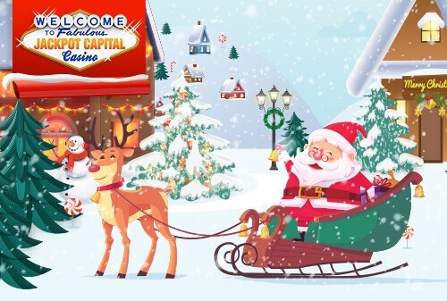 Join Jackpot Capital this December for The Holiday Bonus Ride, where the JC Santa delivers a online casino bonus gift to you each and every day! Don’t miss out!