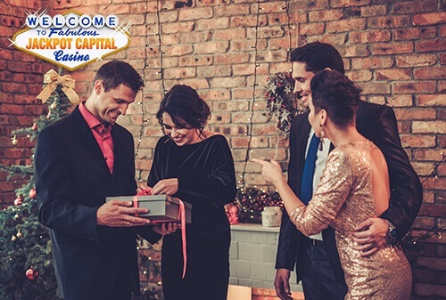 Join Jackpot Capital this December for The Holiday Bonus Ride, where the JC Santa delivers a online casino bonus gift to you each and every day! Don’t miss out!