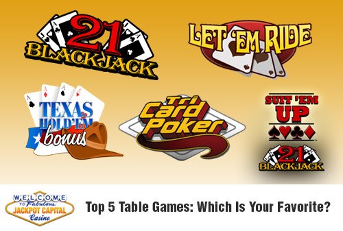 Top 5 Table Games