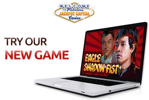 Free spins, Multipliers and a random jackpot await your in our new game, Eagle Shadow Wind, inspired by Jackie Chan; grab a bonuses and start spinning! 