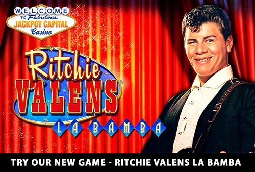 We’re offering lucrative bonuses and tons of free spins on our new game, La Bamba, based on the timeless Ritchie Valens’ song that we all know and love! 