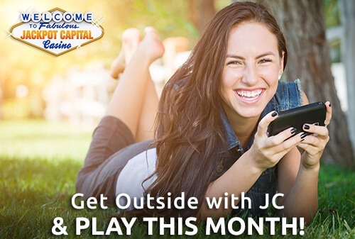 Let win on Mobile! Celebrate our Theme of the Month, where we enjoy the “Fresh Air, Play from Anywhere!” attitude - Make the most of the weather with a Mobile bonus!