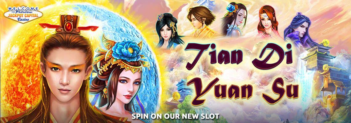 Find out everything you need to know about the new Tian Di Yuan Su online slot, which is now live at Jackpot Capital, and pick up some solid New Game Bonuses! 