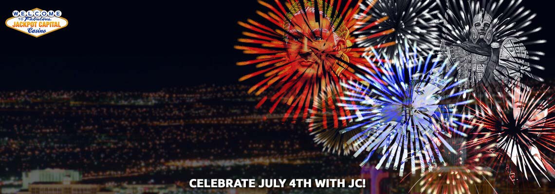 Celebrate in style with our red, white & blue firework Independence Day bonus! Could there be anything more patriotic than an epic win of your own, this July Fourth?