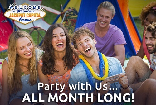 We here at Jackpot Capital would like to invite you to celebrate our new Theme of the Month with us - Picnic & Play! Let’s start with our summer casino offers!  