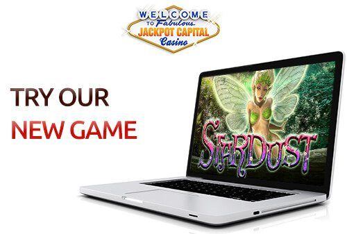 Get ready to jump right into a fairy tale and follow the mythical fairies towards some magical wins! How? Where? A new online slot, Stardust, at Jackpot Capital!