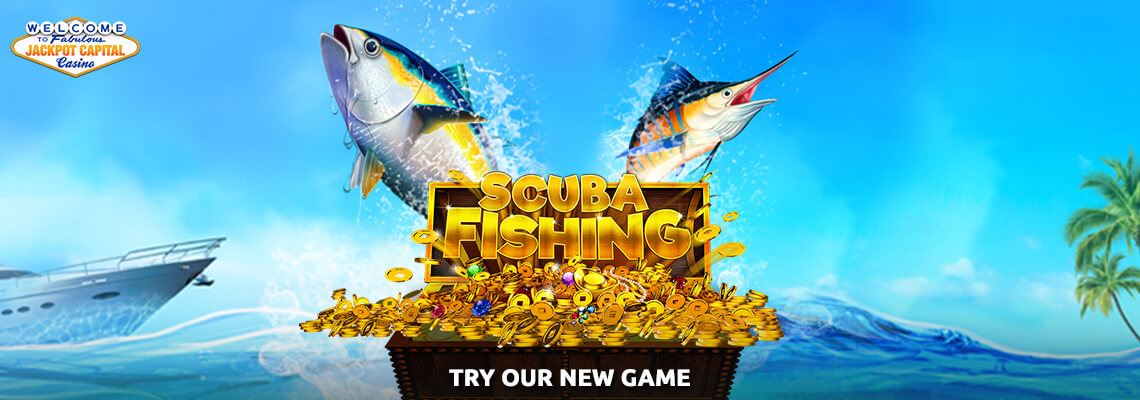 Get ready for an underwater journey in our new online slot, Scuba Fishing. Start the new season with Jackpot Capital, exploring new waters and collecting new Bonuses!