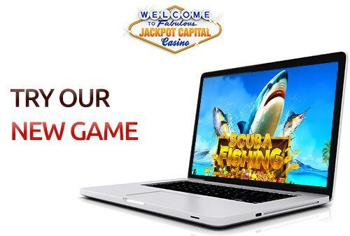 Get ready for an underwater journey in our new online slot, Scuba Fishing. Start the new season with Jackpot Capital, exploring new waters and collecting new Bonuses!