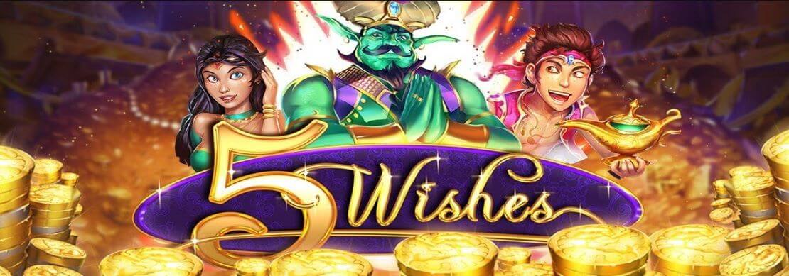 5 wishes logo at Jackpot Capital
