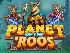 Planet of the �Roos Online Slot Game Screen