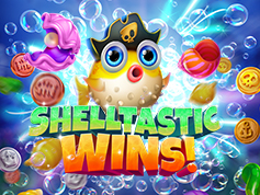 Shelltastic Wins Online Slot Game Screen