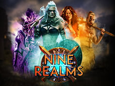 Nine Realms Online Slot Game Screen