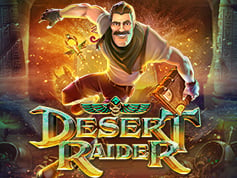 Desert Raider Online Slot Game Screen