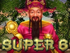 Super 6 Online Slot Game Screen