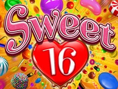 Sweet16 Online Slot Game Screen