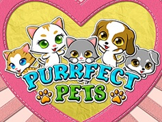 Purrfect Pets Online Slot Game Screen