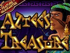 Aztecs Treasure Online Slot Game Screen