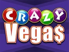 Crazy Vegas Online Slot Game Screen