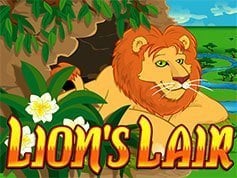 Lions Lair Online Slot Game Screen