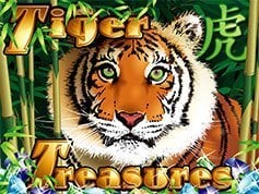 Tiger Treasure Online Slot Game Screen