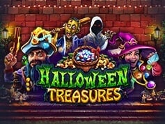 Halloween Treasures Online Slot Game Screen