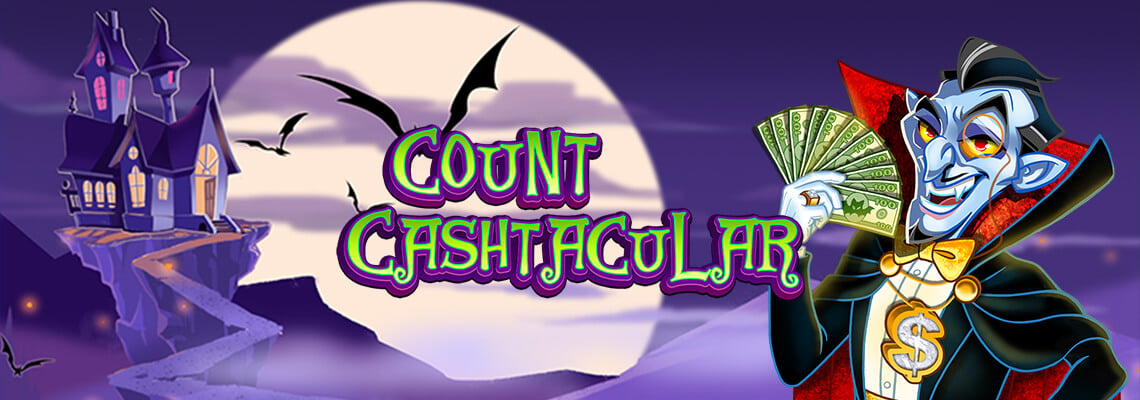 Play new Count Cashtacular Slot with Awesome Graphics at Jackpot Capital Online Casino