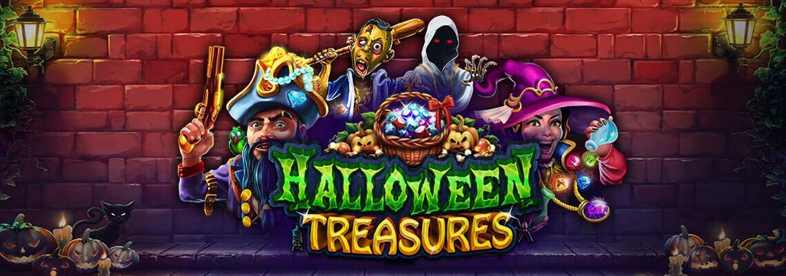 Witch? Pirate? Vampire? The Grim Reaper Itself? Then you'll love HALLOWEEN TREASURES, the newest online Slot with 4 Progressives and a 50,000x Fixed Jackpot! Get in on the bonuses here: 