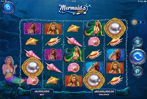 Get Free Spins for Mermaid's Pearls in our casino today!