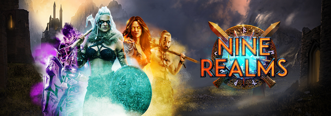 Play new Nine Realms Slot with Awesome Graphics at Jackpot Capital Online Casino